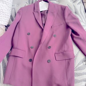 Purple oversize blazer size small perfect condition